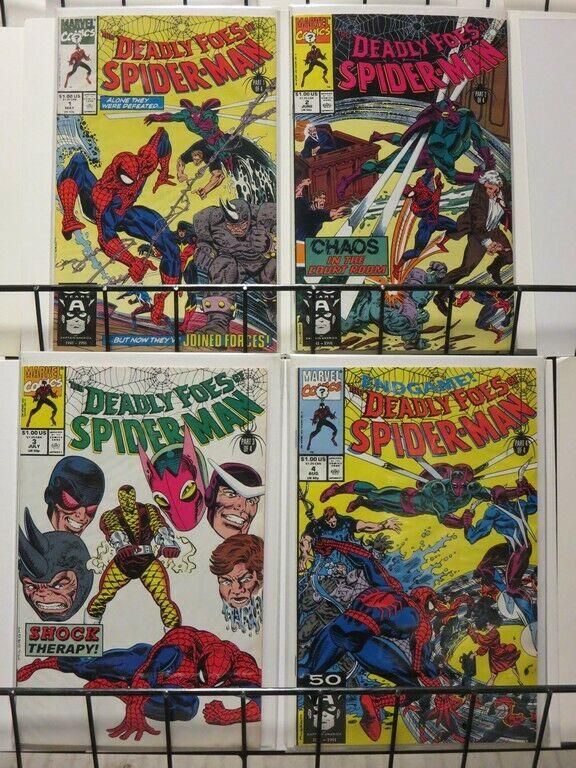 DEADLY FOES OF SPIDERMAN 1-4 WEB HEADS WORST NIGHTMARE;