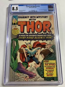 Journey Into Mystery 110 Cgc 8.5 Ow/w Pages Marvel Silver Age Thor
