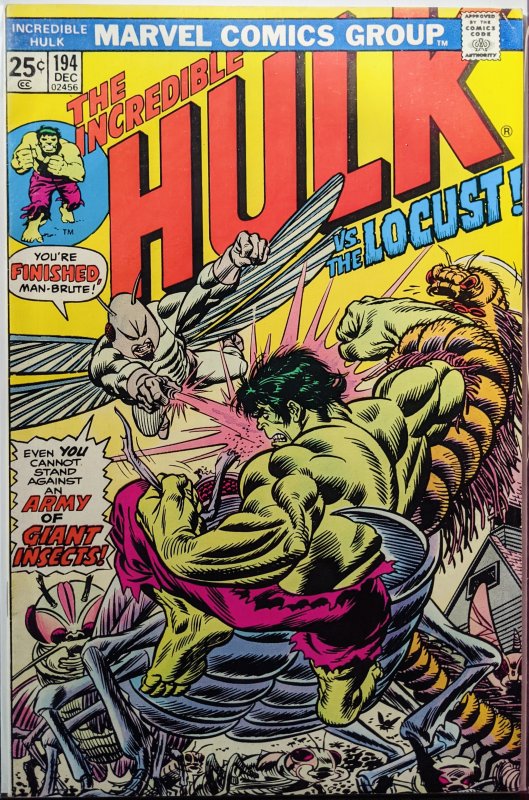 The Incredible Hulk #194 (1975) 1st Sal Buscema Art/Pencil!!!