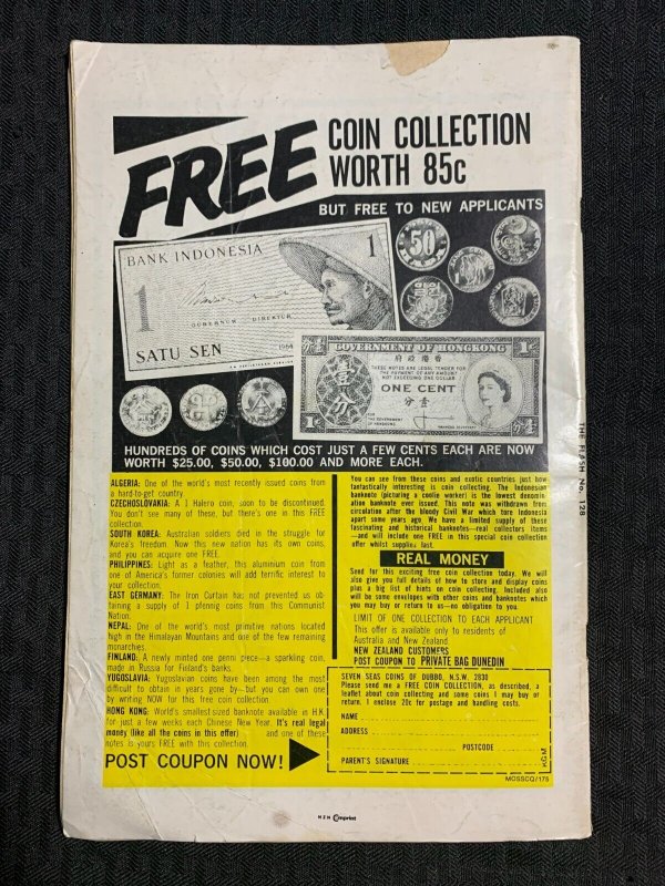 Vintage THE FLASH #128 G/VG 3.0 Planet Comics / Irv Novisk