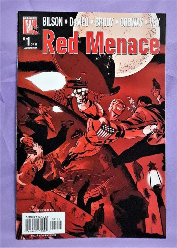 RED MENACE #1 - 6 Jerry Ordway with #1 - 2 Variant 1:10 Covers (DC 2007)