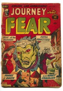 Journey Into Fear #8 1952-Superior-flaming torture-hanging-commies-terror--P