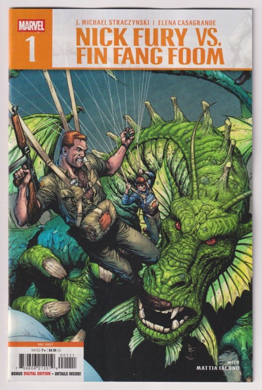 Nick Fury vs Fin Fang Foom #1 Gary Frank Main Cvr (Marvel, 2025) NM