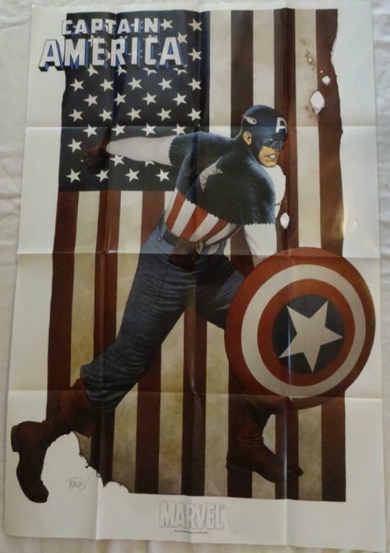 CAPTAIN AMERICA Promo Poster, 24 x 36, 2011, MARVEL, Unused more in our store 23