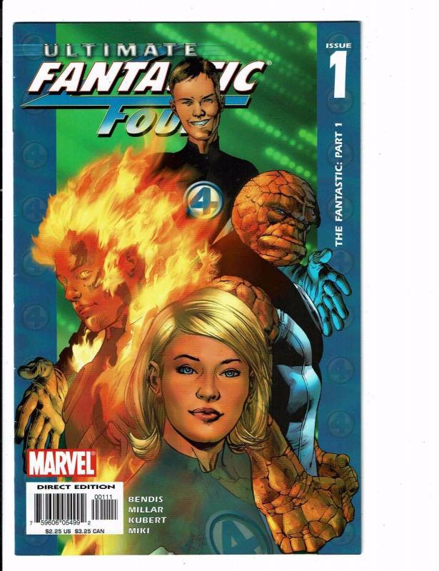 Lot of 6 Ultimate Fantastic Four Marvel Comic Books #1 3 4 5 6 7 BH28