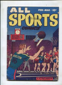 ALL SPORTS COMICS #4 (4.5)