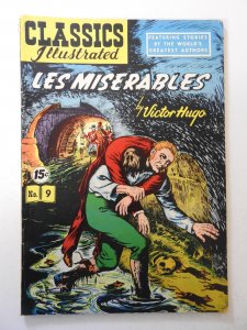 Classics Illustrated #9 (1943) VG/FN Condition! 8th print 1/2 in spine split