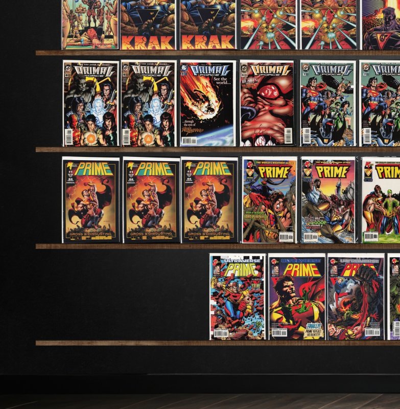 Huge Lot 140+ Comics with Prime, New Gods, Primal Force & More!