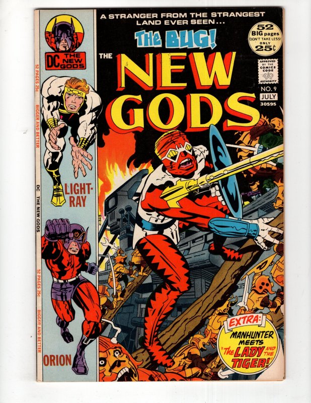 The New Gods #9 (1972)  HIGH GRADE ! Glorious KING Kirby !!!  / ID#345