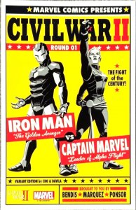 CHAMPIONS STANDEE & CIVIL WAR PROMOS CARD MARVEL COMICS 2016 NM.