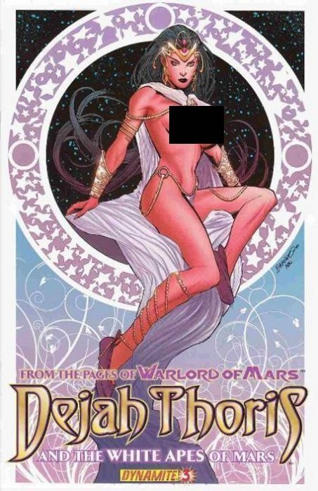 Dejah Thoris & The White Apes Of Mars #3 Brandon Peterson Risqué Color Variant