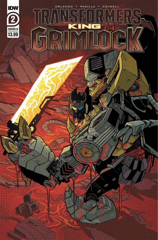 Transformers: King Grimlock #2B VF/NM; IDW | we combine shipping 