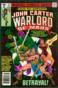 John Carter Warlord of Mars 24 NM- 9.2 Marvel 1979