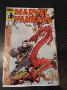 ​MARVEL FANFARE #35 vf COPPER AGE MARVEL COMIC