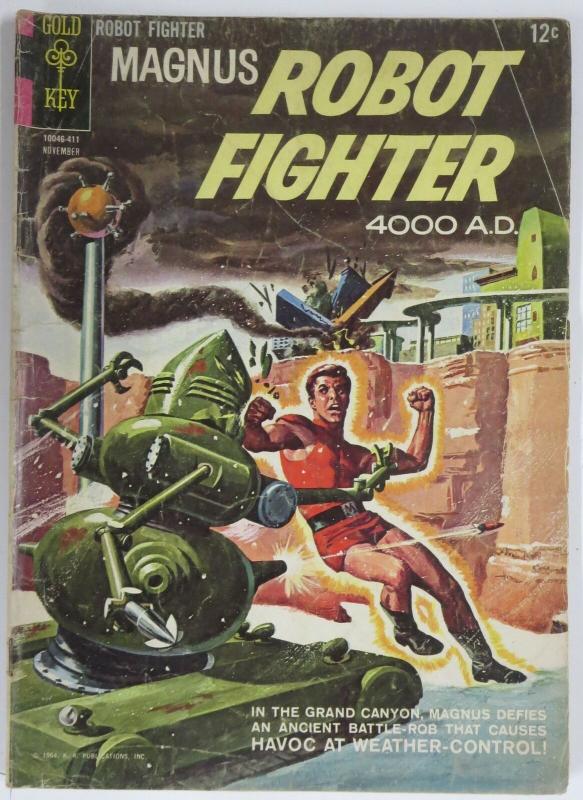 MAGNUS  ROBOT FIGHTER 8 (Gold Key, 11/1964) GOOD (G+) COMICS BOOK