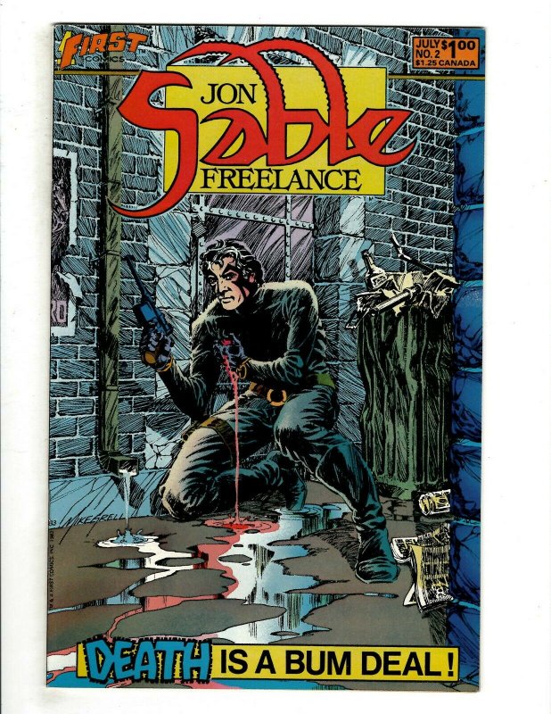 12 Jon Sable Freelance First Comics # 1 2 3 4 5 6 7 8 9 10 11 12 Spy Thrill HG4