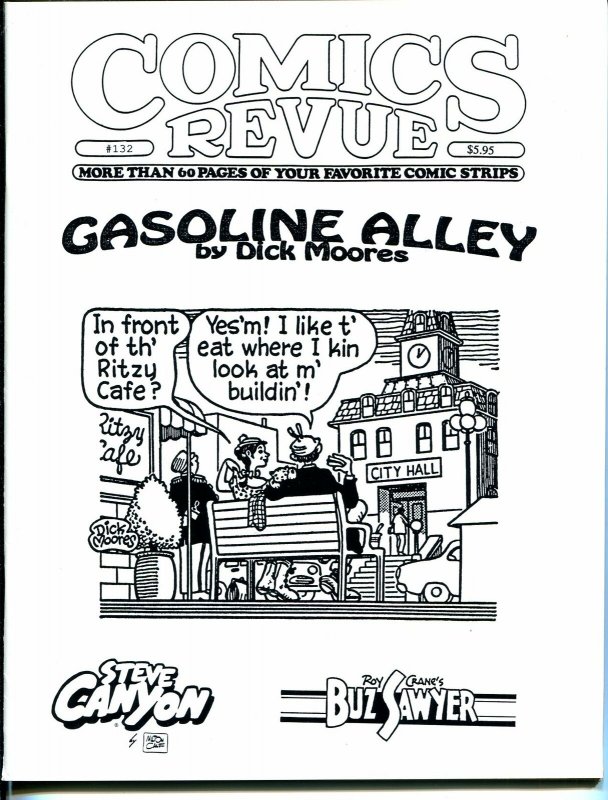 Comics Revue #132 1997-Moores-Gasoline Alley-Phantom-Modesty Blaise-VF