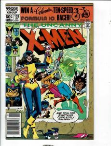Uncanny X-Men # 153 NM- Marvel Comic Book Wolverine Storm Beast Angel RJ7
