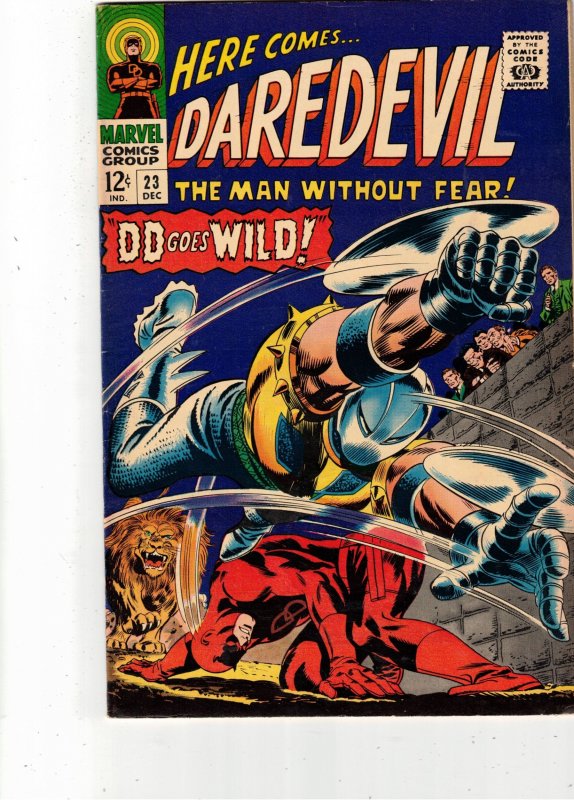 Daredevil #23 (1966) VF/NM High-Grade The Gladiator! Utah CERTIFICATE Wow!