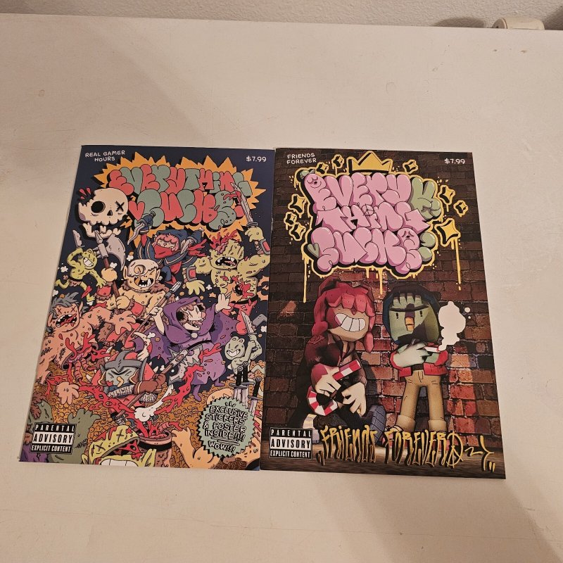 Michael Sweater EVERYTHING SUCKS posters stickers included 4 Issue Lot
