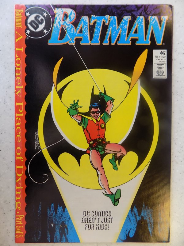 BATMAN # 442 FIRST TIM DRAKE IN ROBIN COSTUME