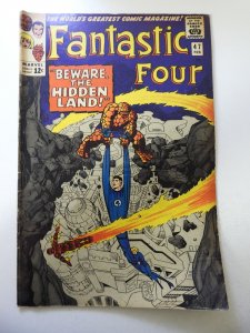 Fantastic Four #47 (1966) VG+ Condition moisture stain bc