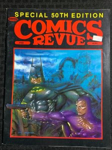 1990 COMICS REVUE Magazine #50 VG 4.0 Flash Gordon / The Phantom / Batman