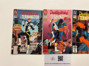3 Deathstroke The Terminator DC Comics Books # 10 11 12 58 MS7