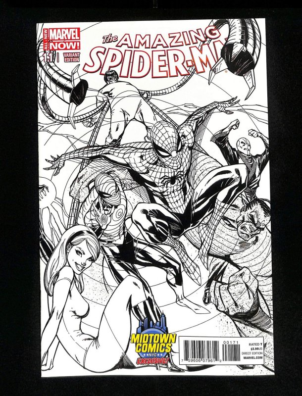 Amazing Spider-Man (2018) #1.1 Campbell Sketch Variant