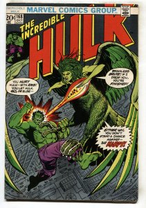 INCREDIBLE HULK #168--MARVEL--1st HARPY--comic book