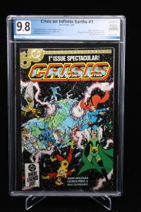 Crisis on Infinite Earths #1 - Perez Cover/1st App DC Blue Beetle (PGX 9.8) 1985