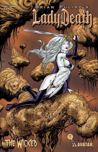 Lady Death The Wicked # 1/2 Premium Variant Cover !!!  NM