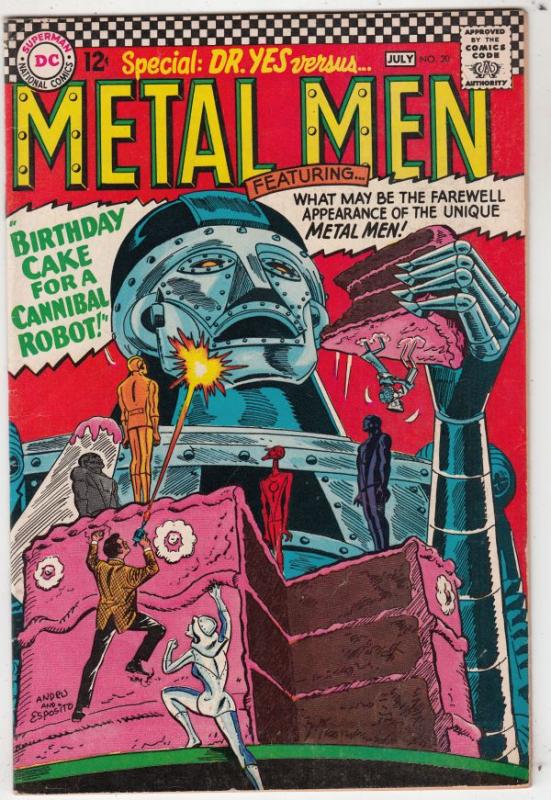 Metal Men #20 (Jun-66) VG/FN+ Mid-Grade Metal Men (Led, Tina, Tin, Gold, Merc...