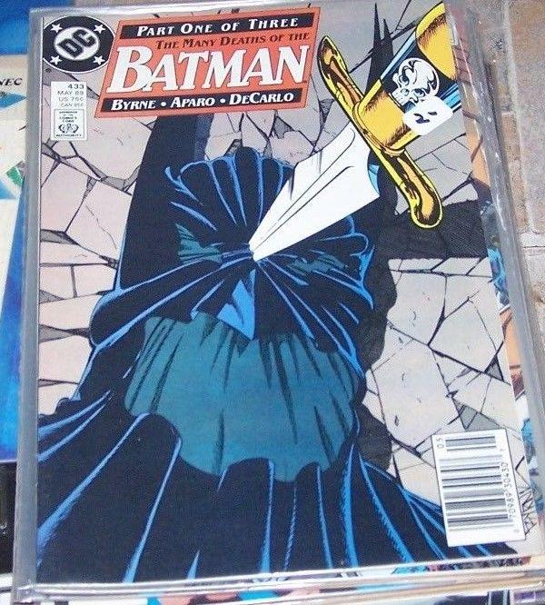 Batman #433 1989, DC many deaths of batman john byrne 