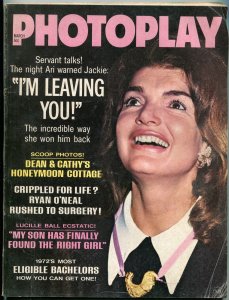 MAG: Photoplay Magazine March 1972- Jackie Onassis- Dean Martin- John Wayne