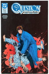 The Question #17 1988-1st appearance of Rorschach in the DC Universe
