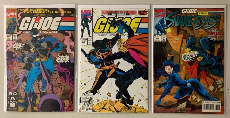 GI Joe copper age comics lot #36-138 direct 27 diff avg 6.0 (1985-93)