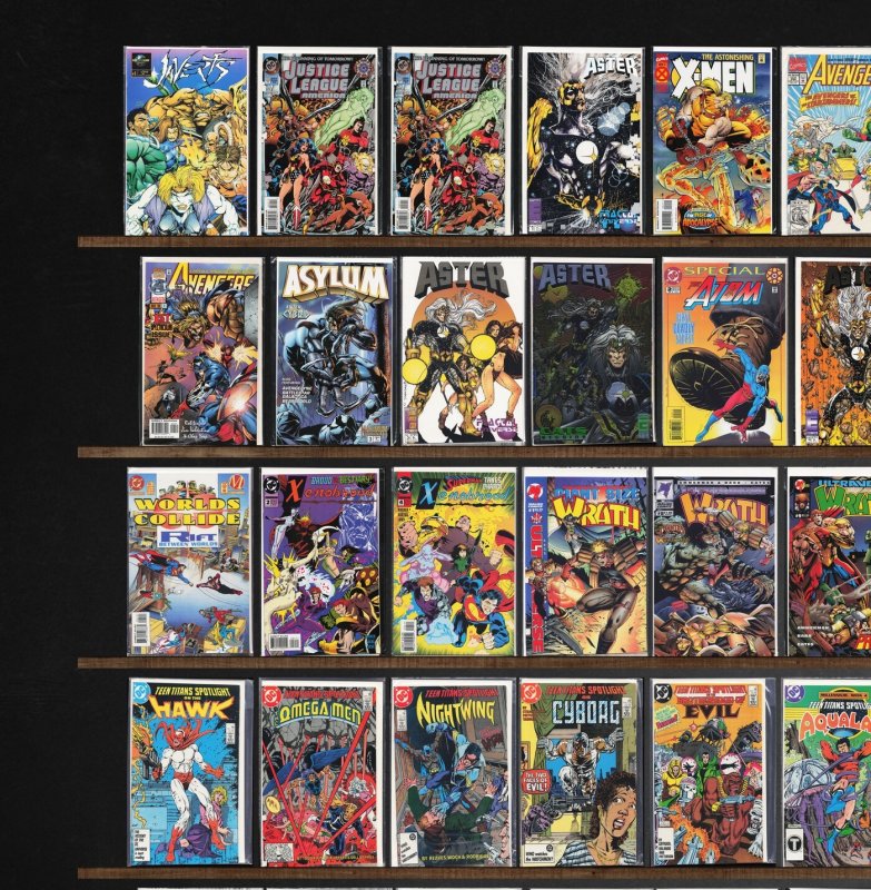 Huge Lot 150+ Comics with Thunderbolts, Teen Titans Spotlight & More!