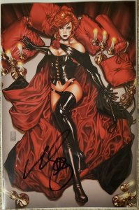  X-Men #6 Signed by Mark Brooks 40th Dark Phoenix Black Queen Virgin w/ ACO