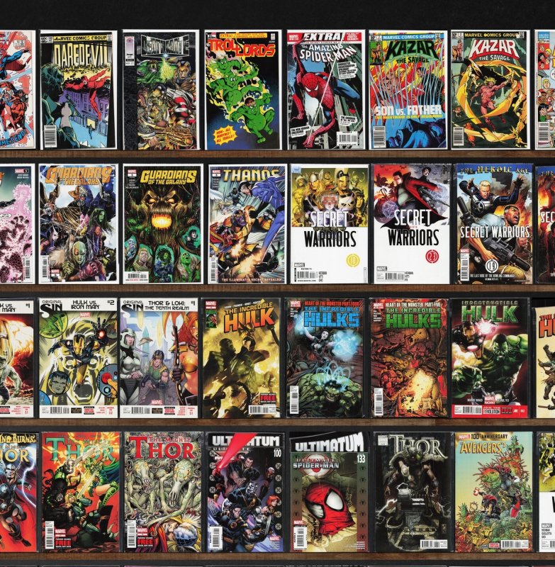 Huge Lot 150+ Comics with Thunderbolts, Inhuman, Secret Warriors & More!