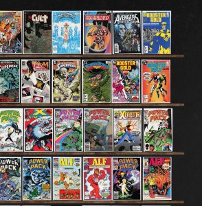 Huge Lot 150+ Comics with X-Factor, Power Pack, Excalibur, Booster Gold & More!