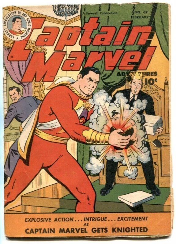 Captain Marvel Adventures #69 1947- Radio Hoax VG