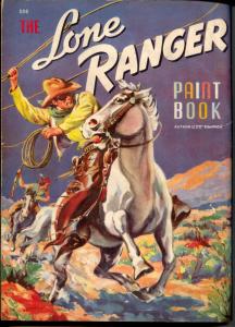 Lone Ranger Paint Book- Whitman #604 1941- rare western VG