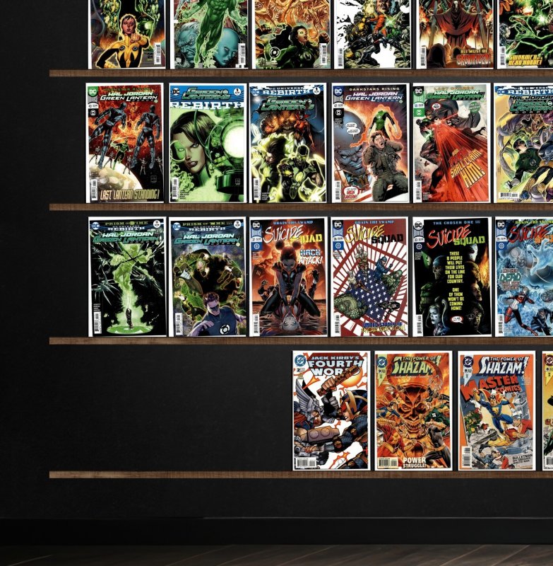 Huge Lot 140+ Comics with Green Lanterns, Suicide Squad, Jack Kirby& & More!