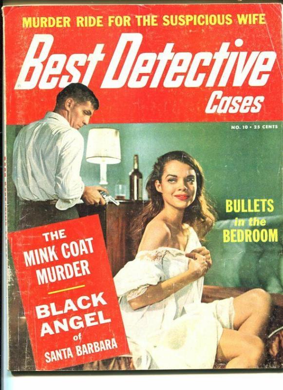 BEST DETECTIVE CASES-#10 1961-VG/FN-CHEESECAKE-MURDER-RAPE- VG/FN