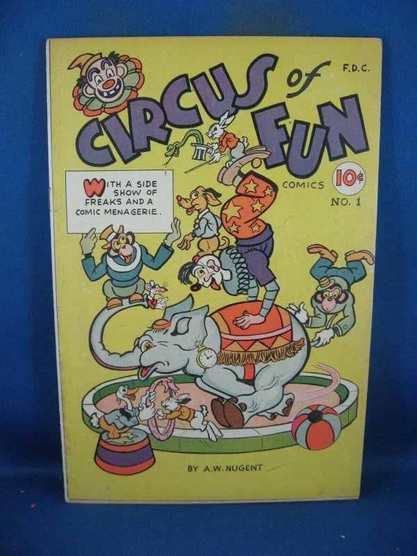 CIRCUS OF FUN 1 F VF 1945 GOLDEN AGE