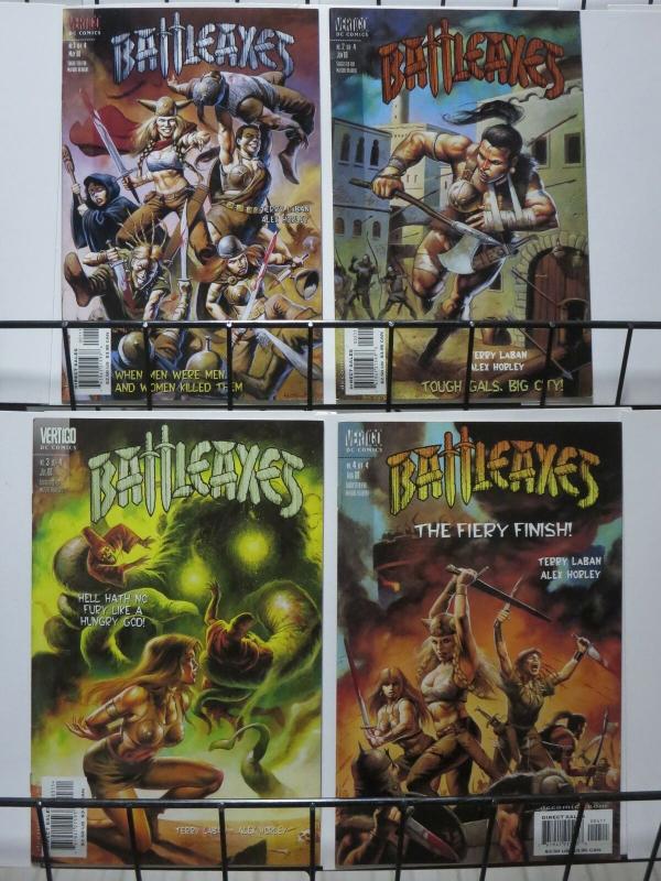 BATTLEAXES (2000 VERTIGO) 1-4  complete series