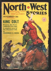 North West Stories-11/1930-RCMP-Royal Canadian Mounted Police cover by George...