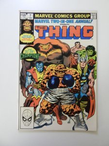 Marvel Two-in-One Annual #7 (1982) VF- condition