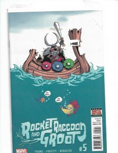 Rocket Raccoon And Groot #5 NM  Civil War ll  Marvel Comics Nw60